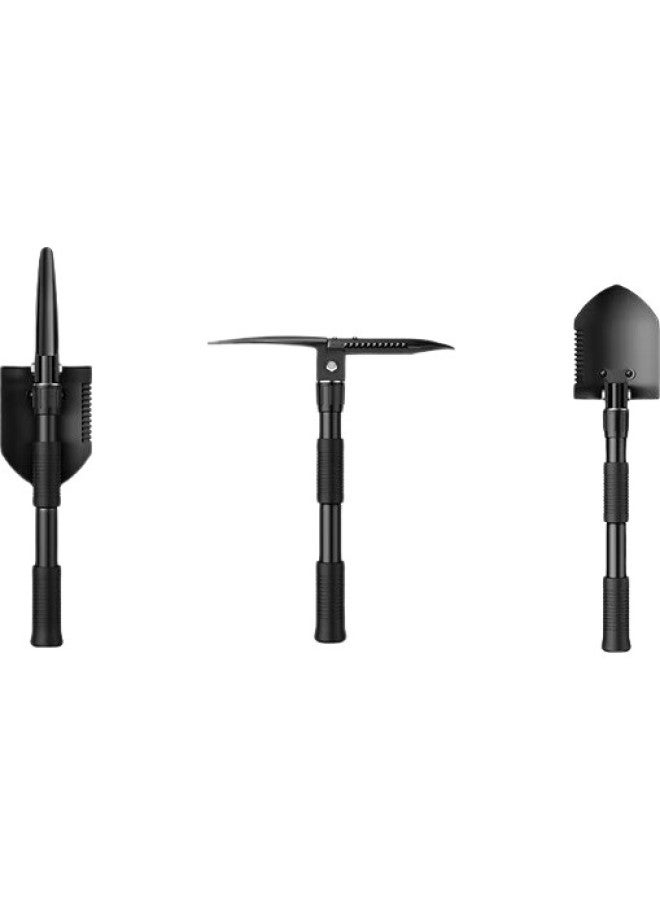 SupFire Bg01 Multifunctional Military Shovel, Life-Saving Iron Spade, Foldable Car-Mounted Military Shovel, Outdoor Camping Emergency Shovel, Hoe, And Pickaxe - Image 3