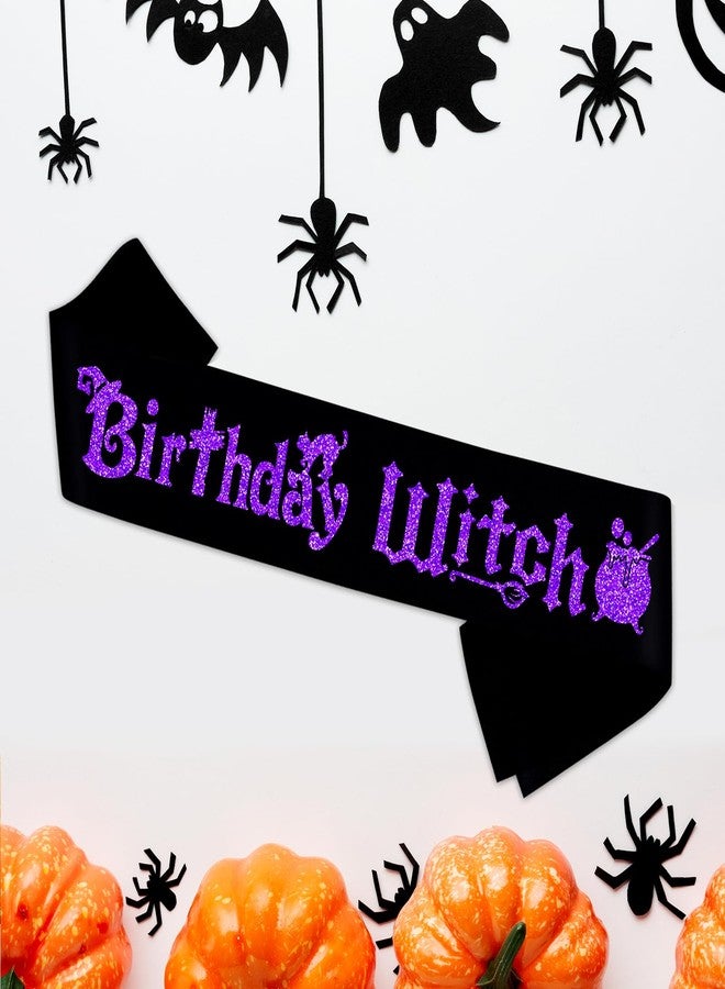 PYQWA Birthday Witch Sash - Halloween Witch Birthday Party Sash for Girls Women - Great for Sweet 16, 18th, 21st, 30th, 40th Birthday Parties Supplies - Image 5