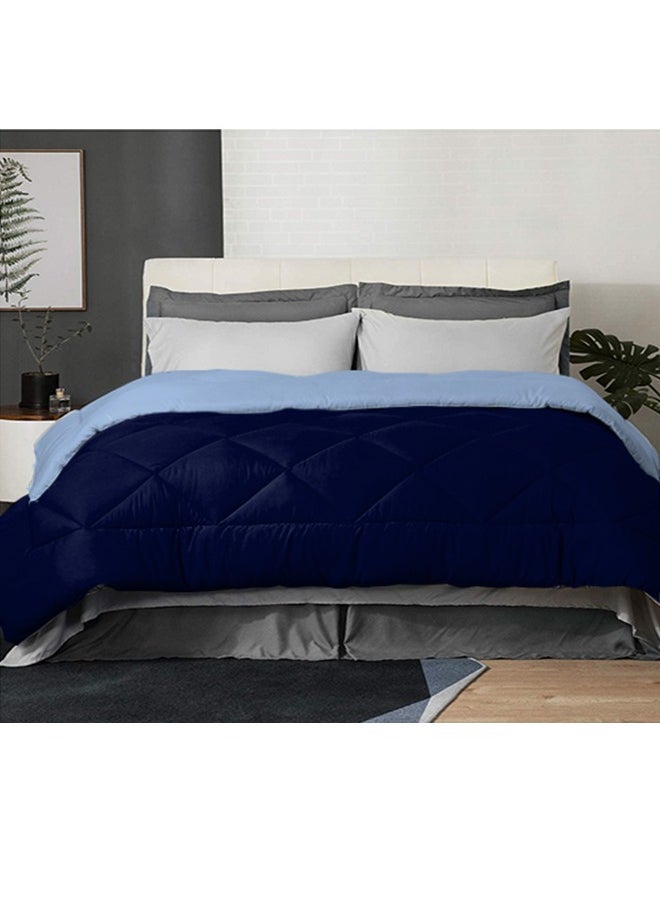 Tiba - Snooze,Winter quilt double face, 160*235 cm, Light Blue &Dark Blue - Image 1