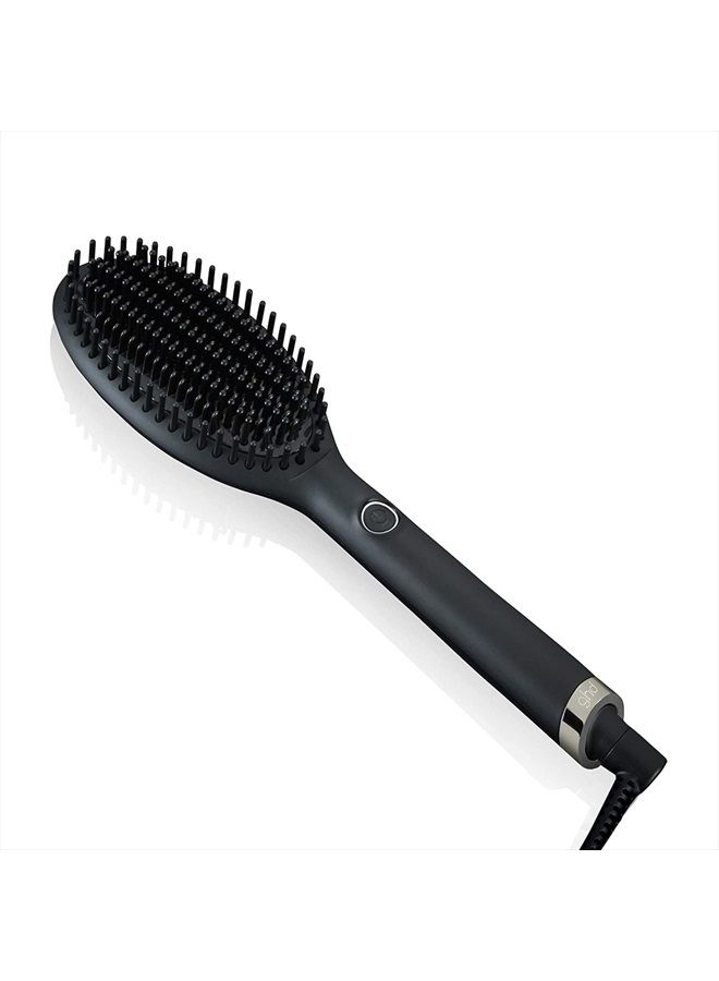 ghd Glide Hot Air Hair Brush ― Professional Smoothing Blow Dryer, Ceramic Hair Straightener, Styler, and Blow Dry Brush ― Black - Image 1