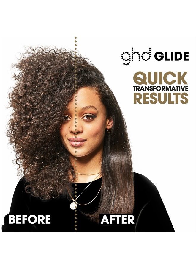 ghd Glide Hot Air Hair Brush ― Professional Smoothing Blow Dryer, Ceramic Hair Straightener, Styler, and Blow Dry Brush ― Black - Image 3