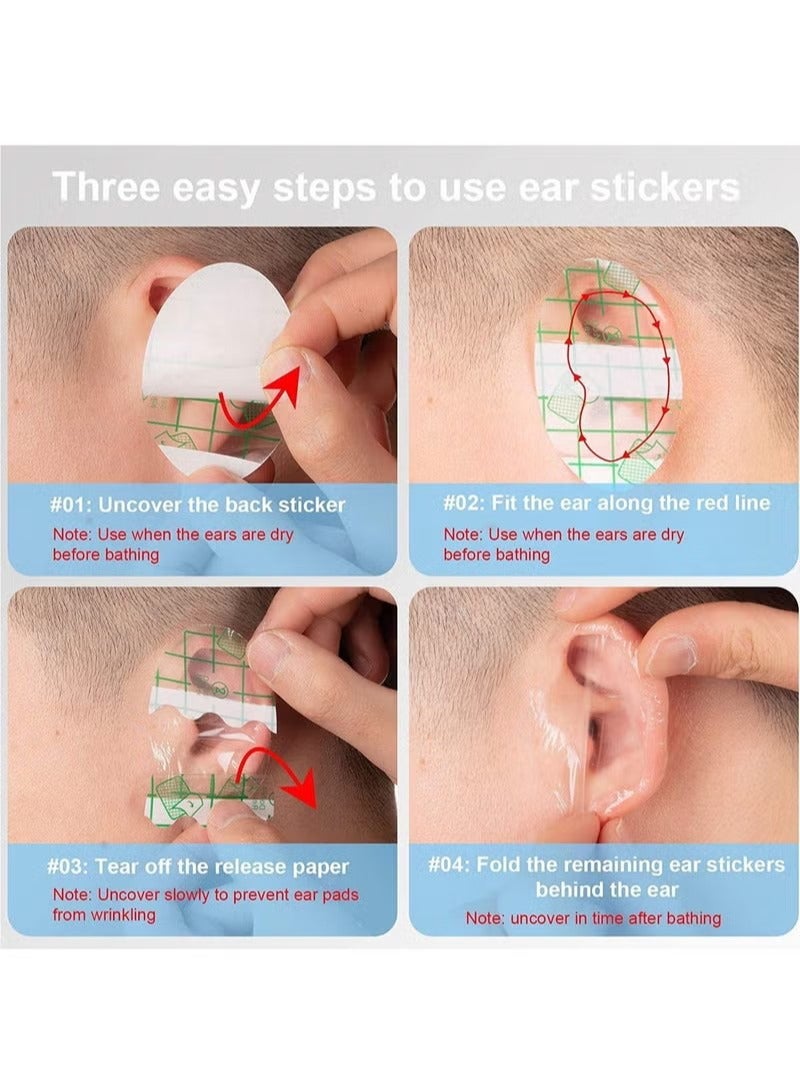 ORiTi Waterproof Ear Stickers Ear Protector for Swimming Shower Surfing Snorkeling Baby Kids Size 40 Pack - Image 5