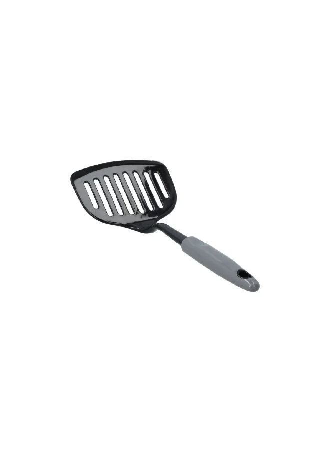 Chef Craft Select Nylon Handle Elegant Design Jumbo Turner Black And Grey 12 Inch 12006