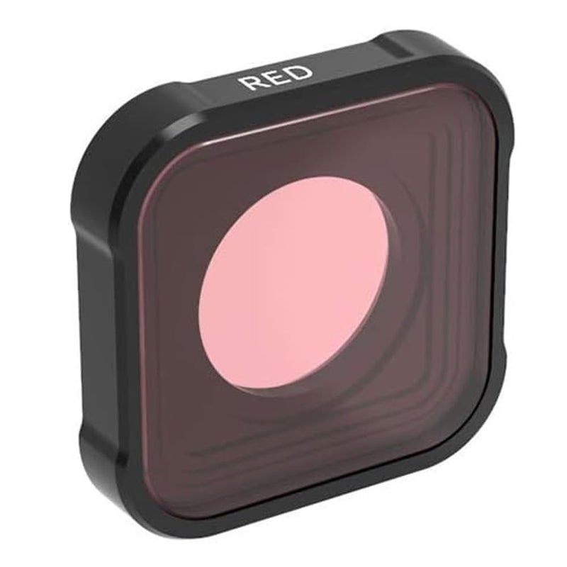 Action Pro Underwater Diving Red Filter Compatible with GoPro Hero-9 Black (Directly Replace The Standard Protective Lens On Your Camera) - Image 1