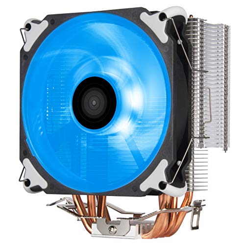 SilverStone Technology AR12-RGB Argon Series CPU Air Cooler with 120mm RGB PWM Fan Compatible with Intel LGA 115x/1366/2011/2066 and AMD AM4/AM3/AM2/FM2/FM1 (SST-AR12-RGB) - Image 1