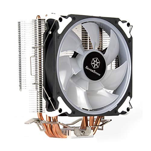 SilverStone Technology AR12-RGB Argon Series CPU Air Cooler with 120mm RGB PWM Fan Compatible with Intel LGA 115x/1366/2011/2066 and AMD AM4/AM3/AM2/FM2/FM1 (SST-AR12-RGB) - Image 2