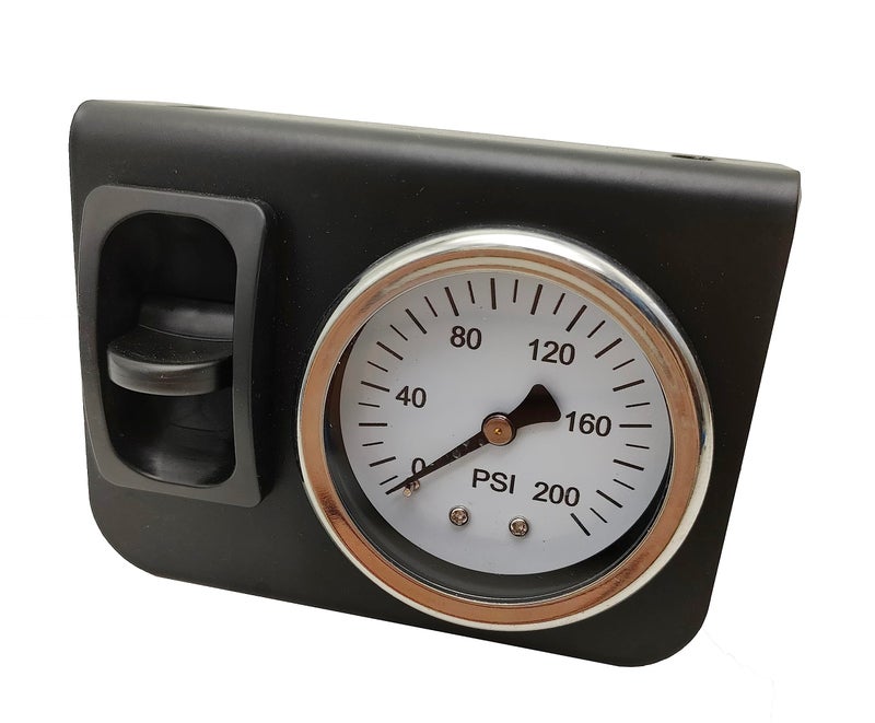 Lhfacc in Cab Single Air Gauge Control Kit with Paddle Switch for Air Suspension Kit - Image 1