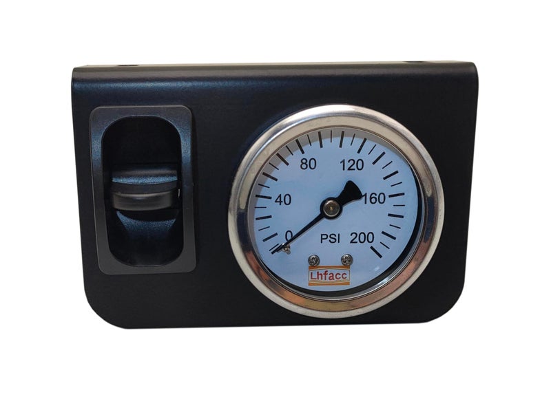 Lhfacc in Cab Single Air Gauge Control Kit with Paddle Switch for Air Suspension Kit - Image 2