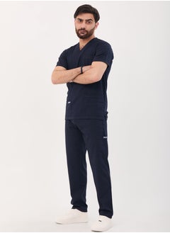 sezer Caesar Medical Scrub for Men – comfort and durability with a modern and elegant design in navy blue  - Image 3