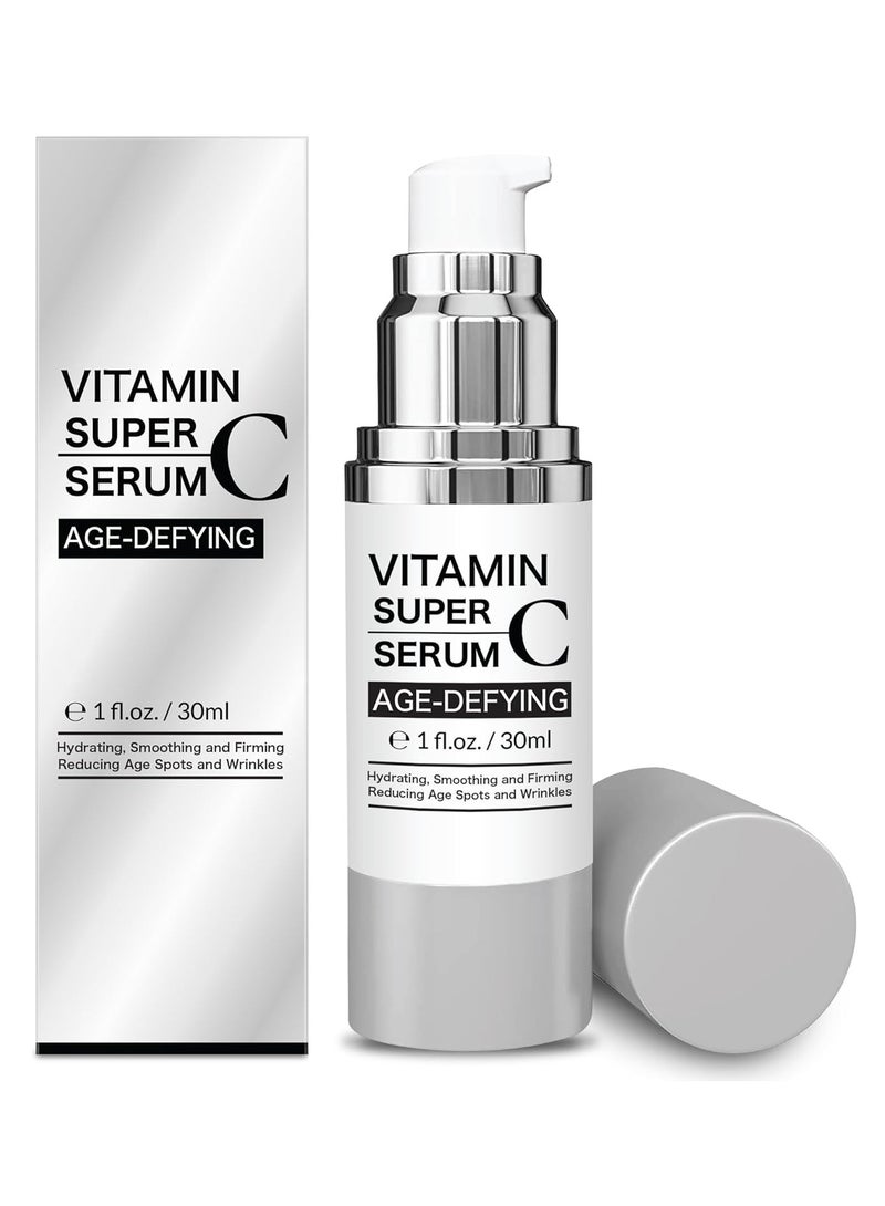 فيتامين سيروم فيتامين سي السوبر للنساء فوق 70 ، كريم التجاعيد للوجه ، كريم مكافحة الشيخوخة ، الهيدرات ، التخفيف ، المصاعد والشركات سيروم فيتامين سي السوبر 1PCS - Image 1