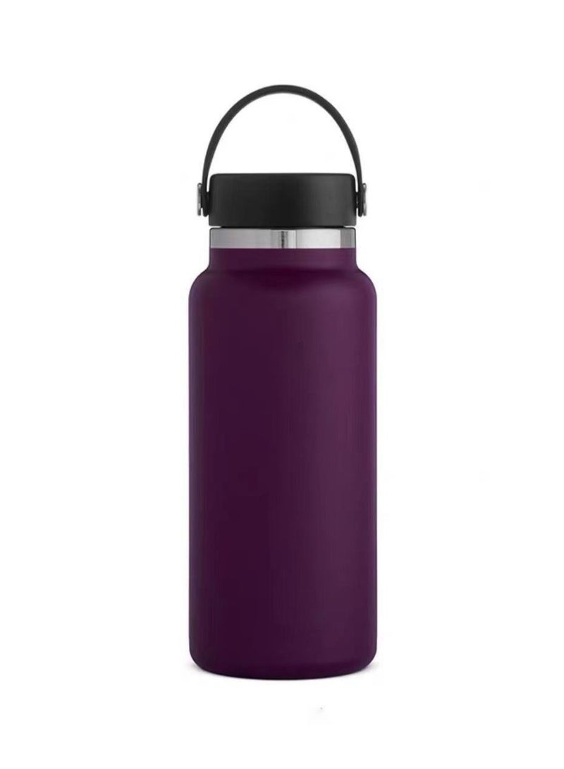 xozgdovg Thermos cup Large capacity outdoor sports kettle Double vacuum 32oz modena