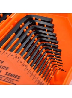 yongsheng Hex Key Allen Wrench Set,15 Long Arm Allen Wrenches,15 Metric Short Arm Allen Wrenches for Automotive Household Projects (30 Piece),Orange  - Image 4