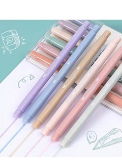 Excefore Aesthetic Highlighters, 12 Pcs Dual Tip, Assorted Colors, No Bleed, Fast Drying, Easy to Hold, Pastel Marker Pens for Journal, Planner, Notes, School, and Office Supplies  - Image 5