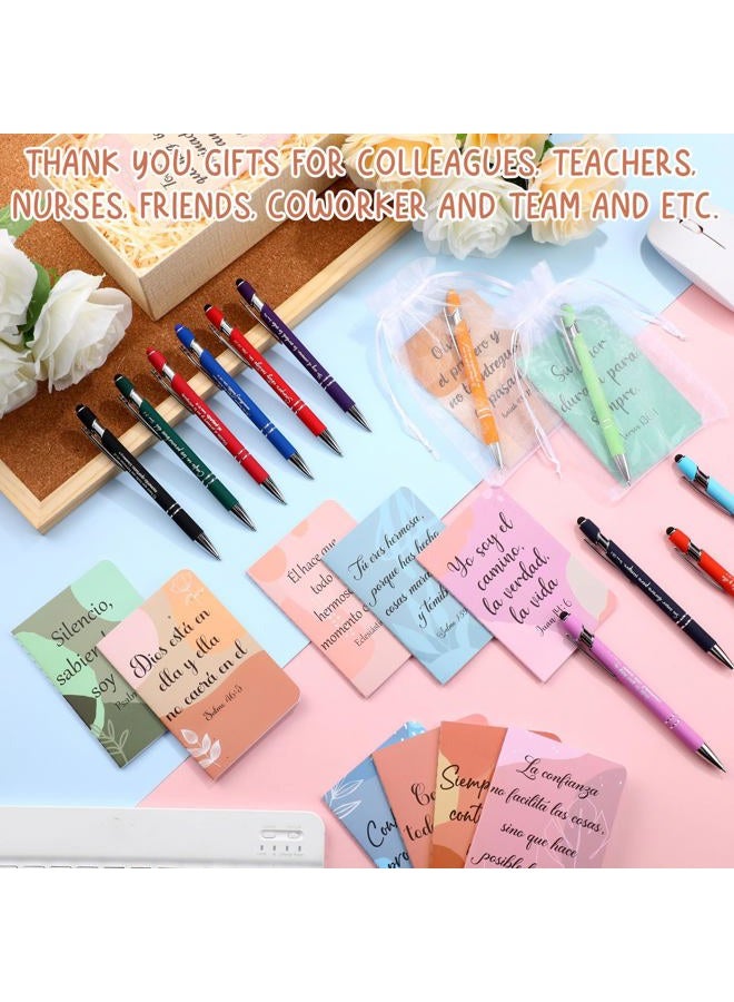 Fuyoooo 72 Pieces Regalos Cristianos En Español Graduation Spanish Religious Notebooks and Pen with Gift Bag Mother's Day Regalos Cristianos Para Mujer En Español for Women Men Church(Boho Style) - Image 5