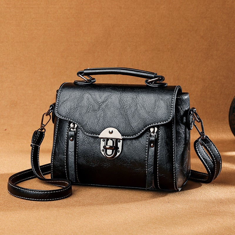 Direct Supply Crossbody Bag Women'S Bag Trendy Retro Satchel Shoulder Bag Small Versatile Fashion Small Square Bag - Image 4