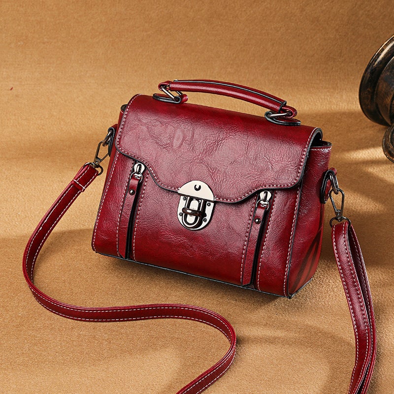 Direct Supply Crossbody Bag Women'S Bag Trendy Retro Satchel Shoulder Bag Small Versatile Fashion Small Square Bag - Image 2