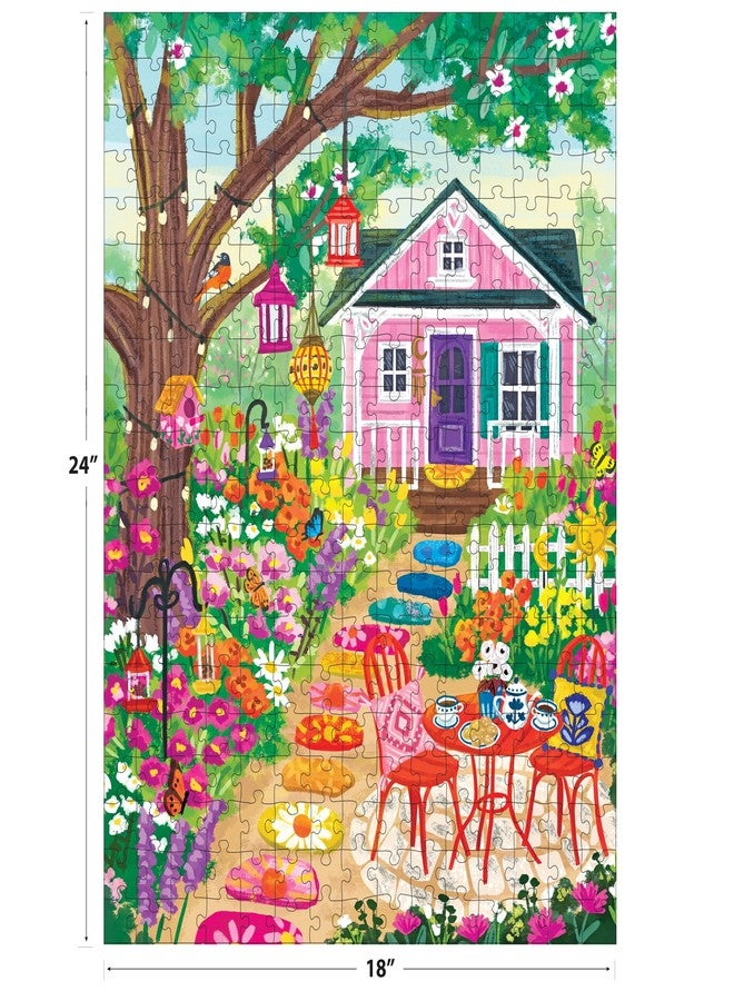 RoseArt - Olivia Gibbs - Floral Garden 300 Piece Jigsaw Puzzle - Colorful Cottage Garden Flowers and Perennials Scene - Adult Puzzle - Finished Size Approx. 18" x 24", Made in USA - Image 5