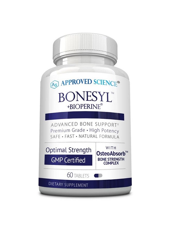 Approved Science Bonesyl - Strengthen Bones, Limit Bone Density Loss - Maintain Overall Bone Health - K2, BioPerine, and Magnesium - 60 Tablets - Vegan - Made in USA - Image 1