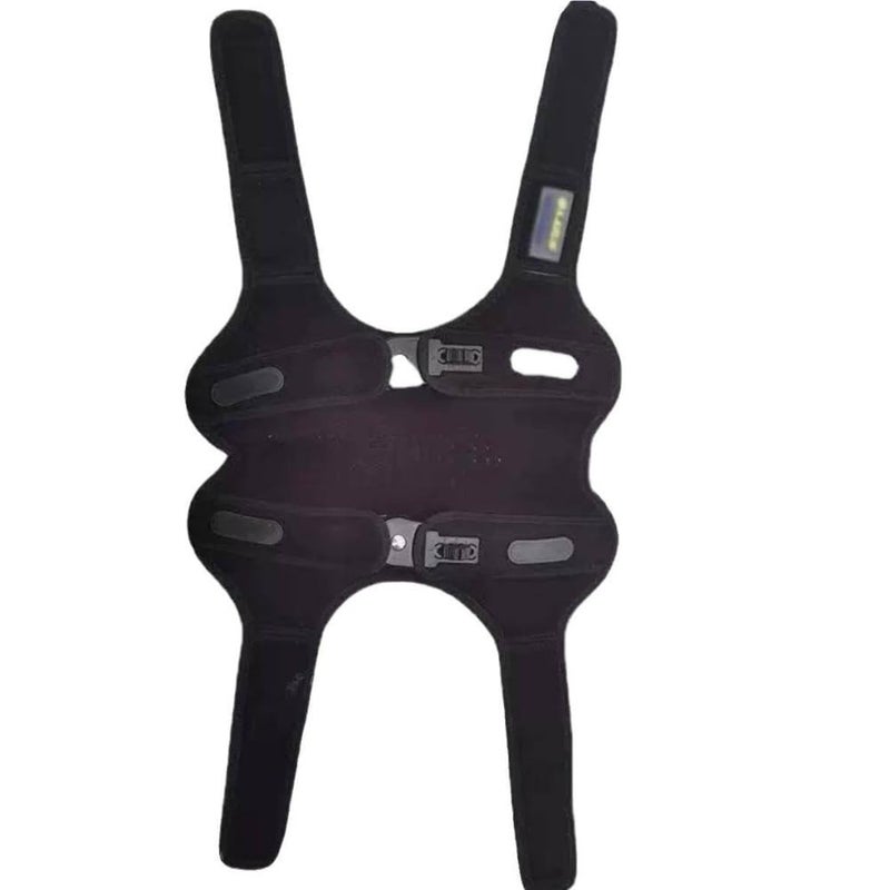Knee Brace L Black Lightweight Exoskeleton Reduce Joint Strain Knee Support - Electric Assistance Knee Guard for Senior Daily Walking Light Exercise - Image 2