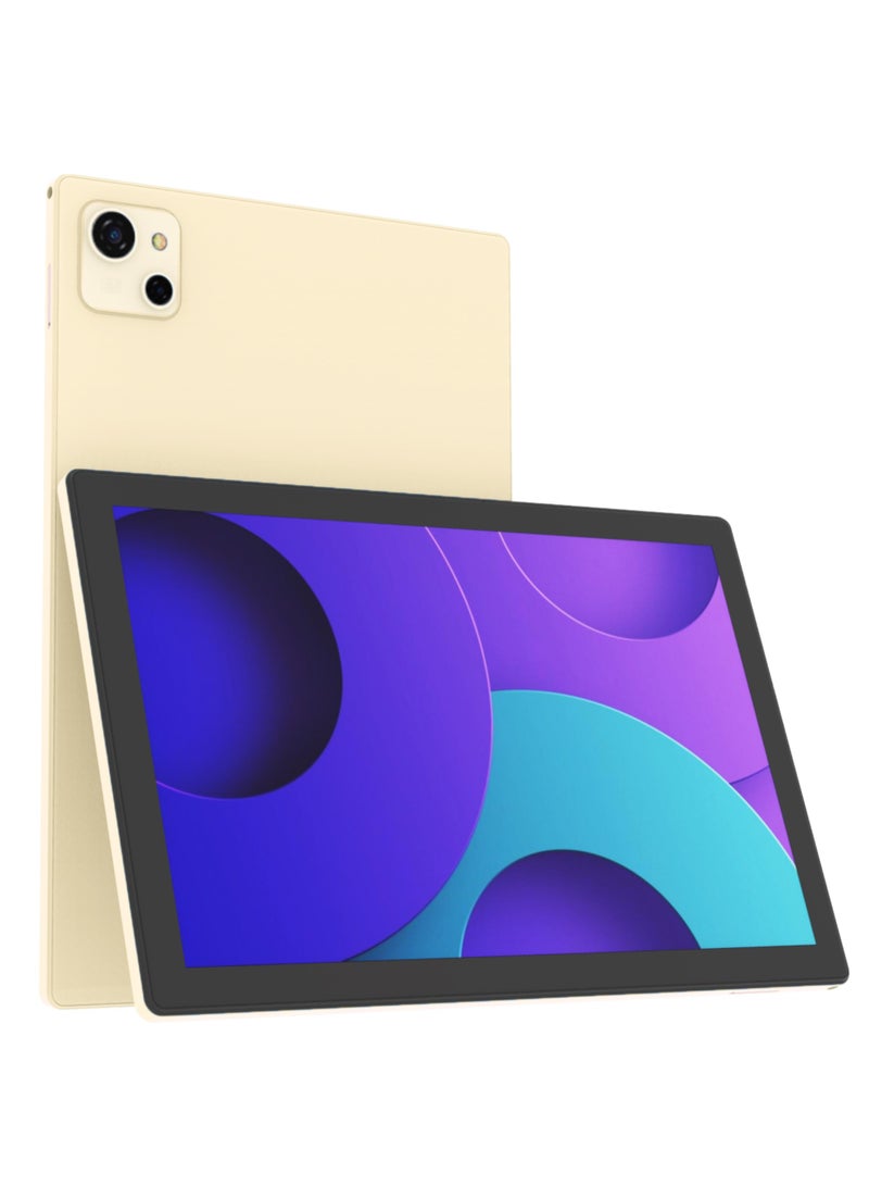 popo P15 5G IPS LCD Premium Android 10 Inch Smart Tablet With  8GB Ram 512GB Rom Gold - Image 1