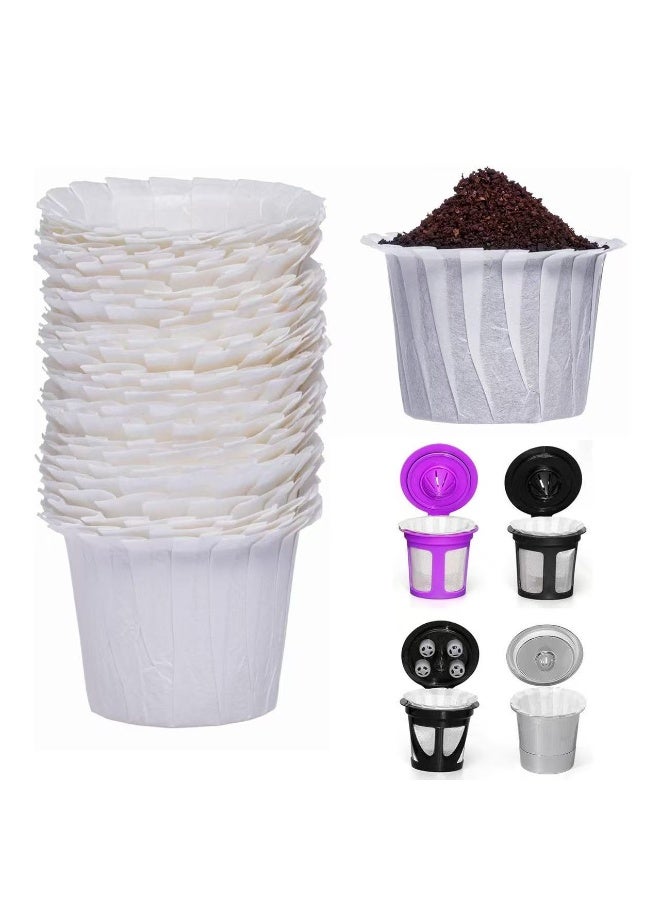 HYH Disposable Coffee Filter Paper Compatible with Keurig Coffee Makers, 100 Pieces - Image 2