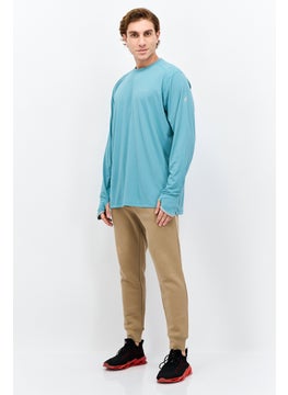 Eddie Bauer Men Sportswear Fit Brand Logo Training T-Shirt, Green  - Image 2