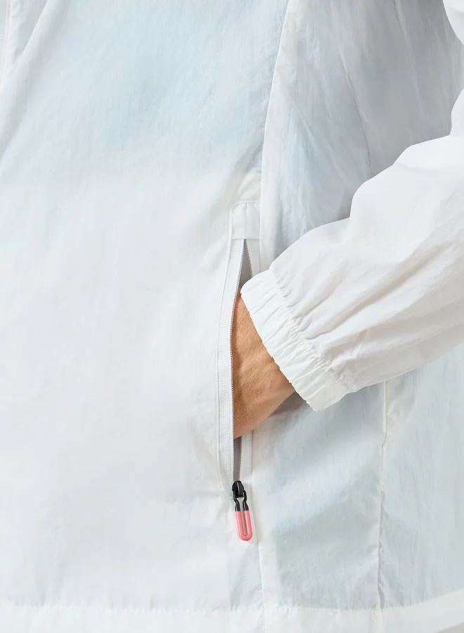 Styli  Men White Long Sleeve Jacket for Men | Best Price UAE