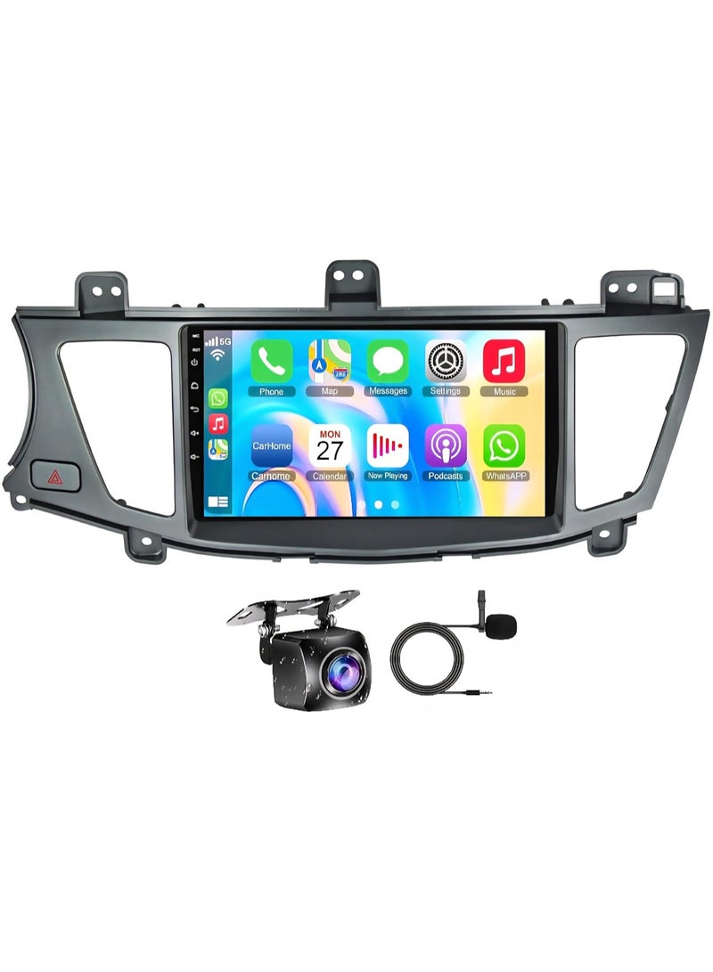 Vierex Fit Kia Cadenza Car Stereo Cadenza K7 Android Screen 2009-2013 With Apple Carplay Android Auto Wireless WiFi DSP FM&AM BT AHD Camera Included Fast Interface (2+32GB Carplay 4CORE) - Image 1