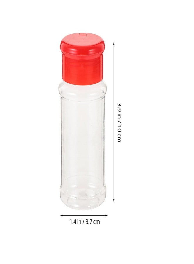 TOPBATHY Plastic Spice Shakers Set with Rotating Seal Lids 3.93 Inch Salt Pepper Seasoning Bottles Cruet Containers for Kitchen Dining Barbecue - Image 4