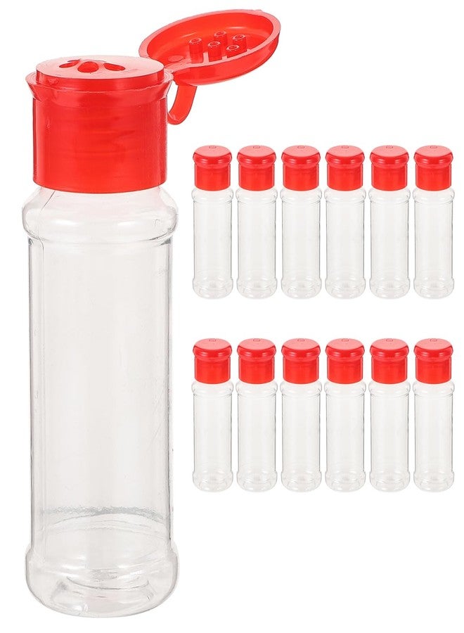 TOPBATHY Plastic Spice Shakers Set with Rotating Seal Lids 3.93 Inch Salt Pepper Seasoning Bottles Cruet Containers for Kitchen Dining Barbecue - Image 1