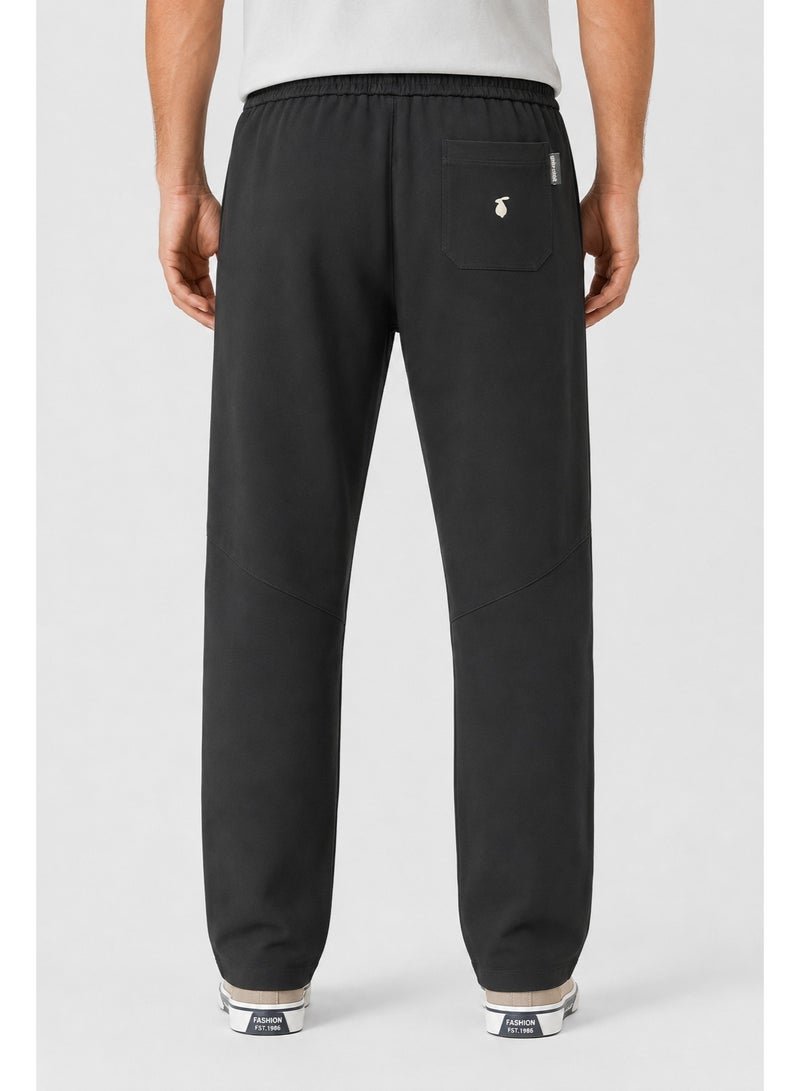 WHITE RABBIT Men’s Casual Wide Leg Jogger Pants – Adjustable Drawstring - Image 2