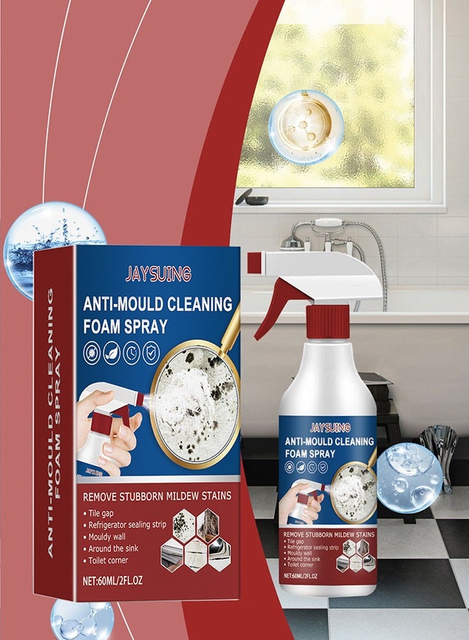 جايسوينغ بخاخ رغوة التنظيف المضاد للعفن من JAYSUNG – مزيل البقع القوي – منظف بقع العفن – للجدران والبلاط والمطابخ والحمامات - Image 1