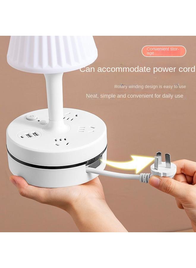 Bluejw Intelligent Voice Control Bedroom Desk Lamp Bedside Lamp Plug-in Desktop Bedside Table Socket Nightlight Light Luxury High Sense - Image 2