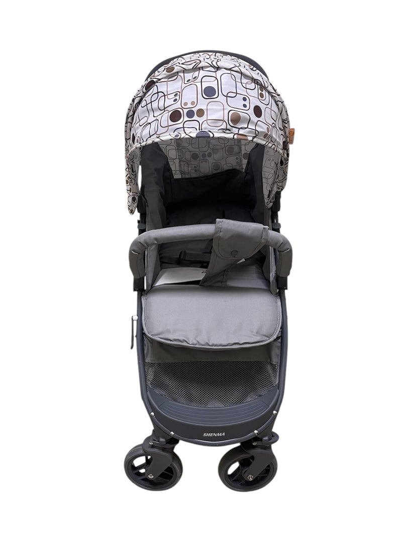 DEHKAH - Flying stroller with leather lined handle, easy to fold - Image 1