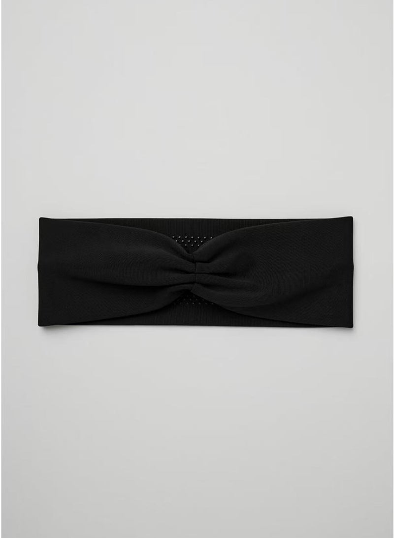 alo ALO Yoga Headband - Elastic - Fitness Outdoor - Sports - Anti-slip - Sticky Headband - Black  - Image 2