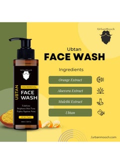 Ubtan Cleansing Face Wash Detan All Skin Types Clear Glowing Skin 100% Vegan Paraben & Sulphates Free For Men 100 Ml - pzsku/Z87C755E2584032F15E92Z/45/_/1720855234/04b15fa8-7c8b-47f0-945e-837360dade68