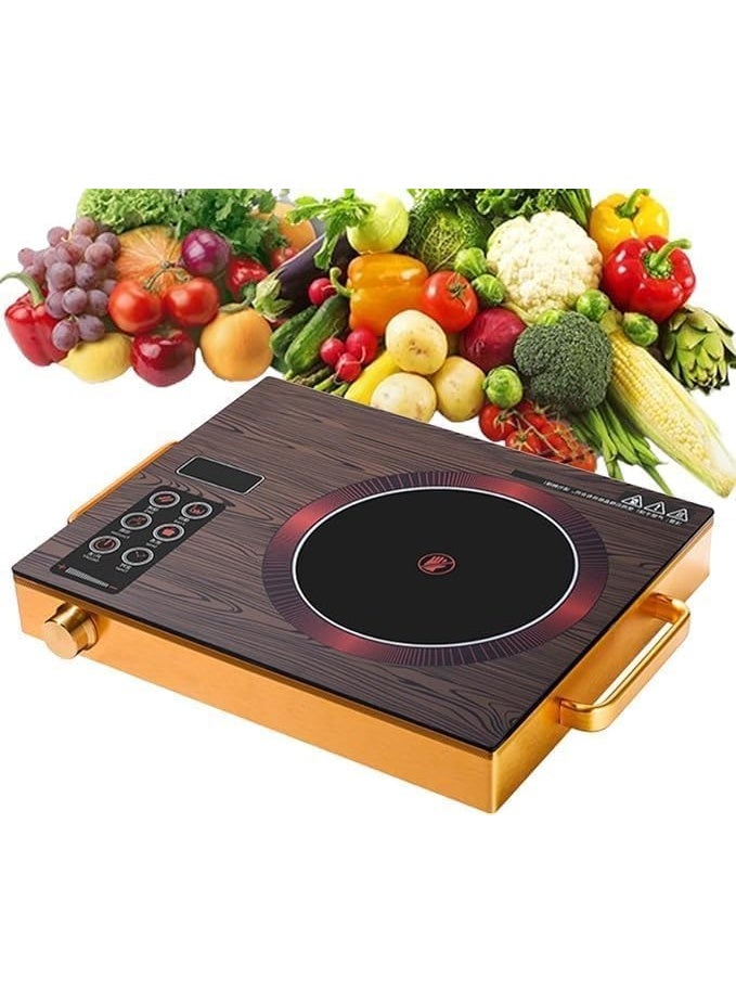 Silver crest Induction Hob, Portable Electric Induction Cooker Cooktop Single 3500W Plate Electric Hob with LED Display & Touch Controls - Image 1