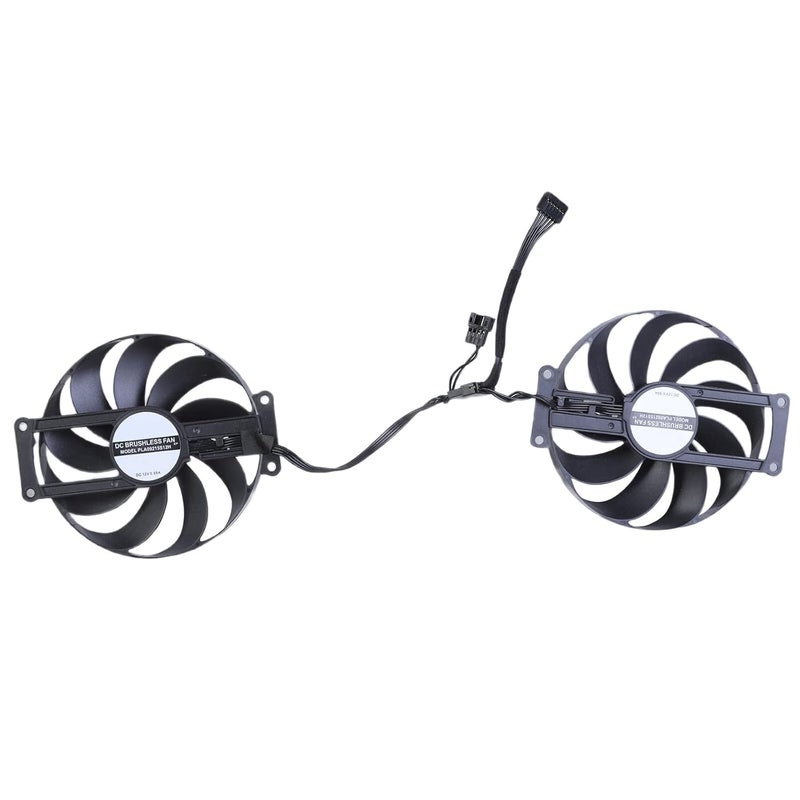 مروحة تبريد وحدة معالجة الرسومات 6Pin 9CM لمشتت حر��رة بطاقة الرسوميات RTX2060 2070 مع ثبات أثناء الاستخدام المكثف، رادياتير الكمبيوتر المحمول، تبريد وحدة معالجة الرسومات لتحرير الفيديو - Image 1