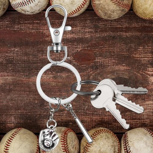 Infinity Collection Baseball Keychain, Bat & Glove Charm Keychain, Jewelry & Gifts for Baseball Players, Moms, Teams, and Fans, Softball Accessories - Image 4