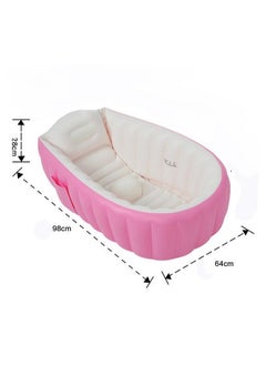 Intime Inflatable Baby Bathtub - Pink  - Image 4