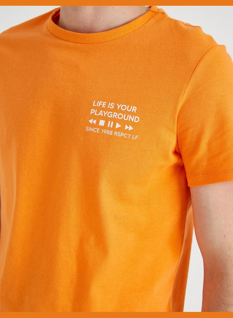 KOTON Printed T-Shirt Cotton