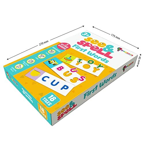 Popcorn Games & Puzzles Popcorn Games See and Spell Game | Fun Reading and Spelling Adventure Game for 3+ Years Kids (First Words) - Image 2