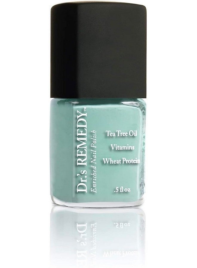 Dr.'s Remedy Dr’s Remedy Enriched Nail Polish: Non Toxic, All Natural, and Organic - Doctor Formulated: Strengthens, Restores, Heals, and Protects '24-Free' - TRUSTING Turquoise  - Image 1
