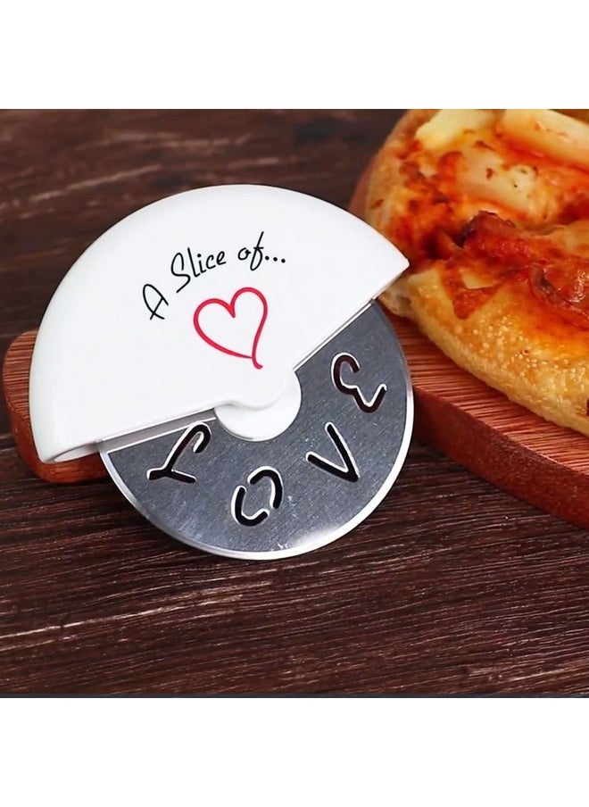 Kate Aspen Kate Aspen "A Slice of Love" Stainless Steel Pizza Cutter Wheel in Miniature Pizza Box, Wedding Favor, Bridal Shower Favor, Stocking Stuffers, Guest Prizes  - Image 5