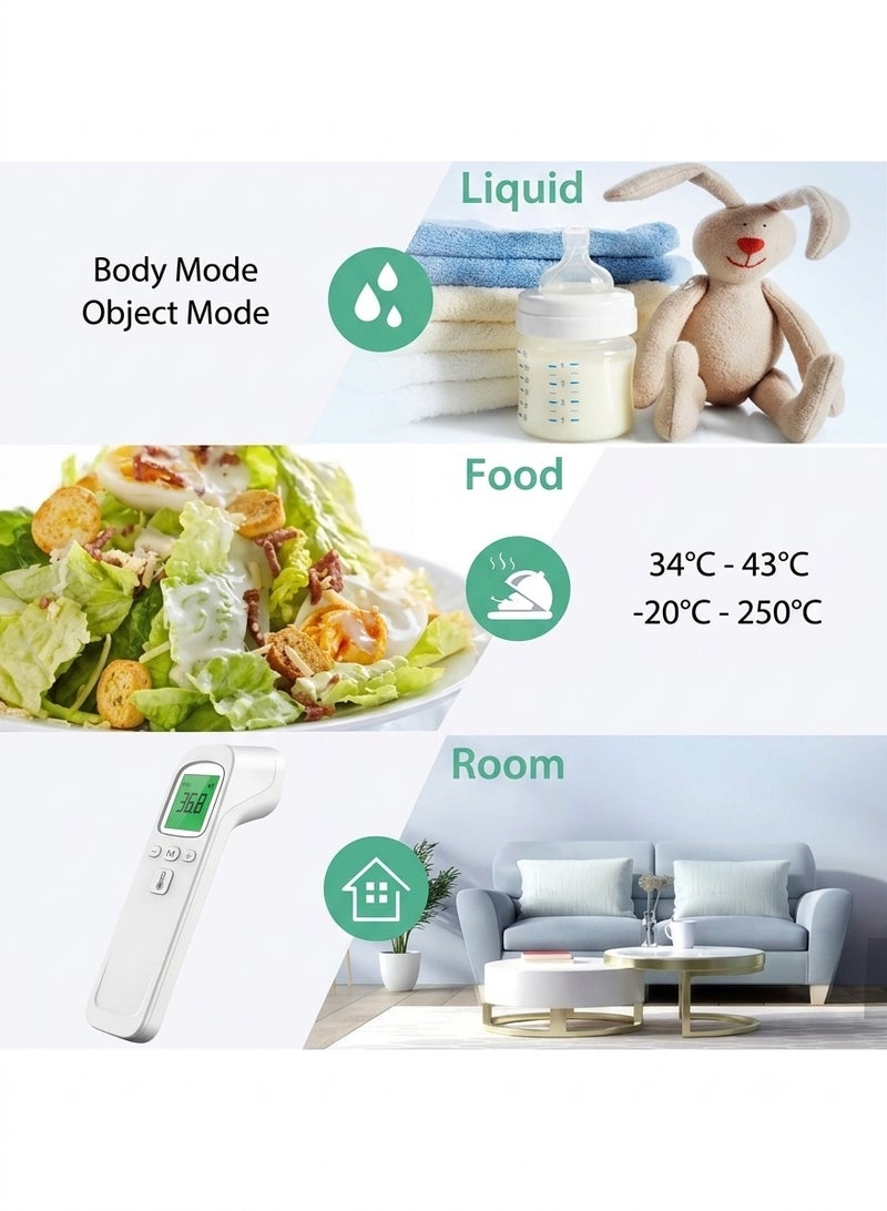 Gonice Portable Infrared Digital Thermometer, Baby Digital Thermometer, Digital Thermometer, Non-Contact Infrared Digital Thermometer, Suitable for Babies, Children and Adults - Image 4