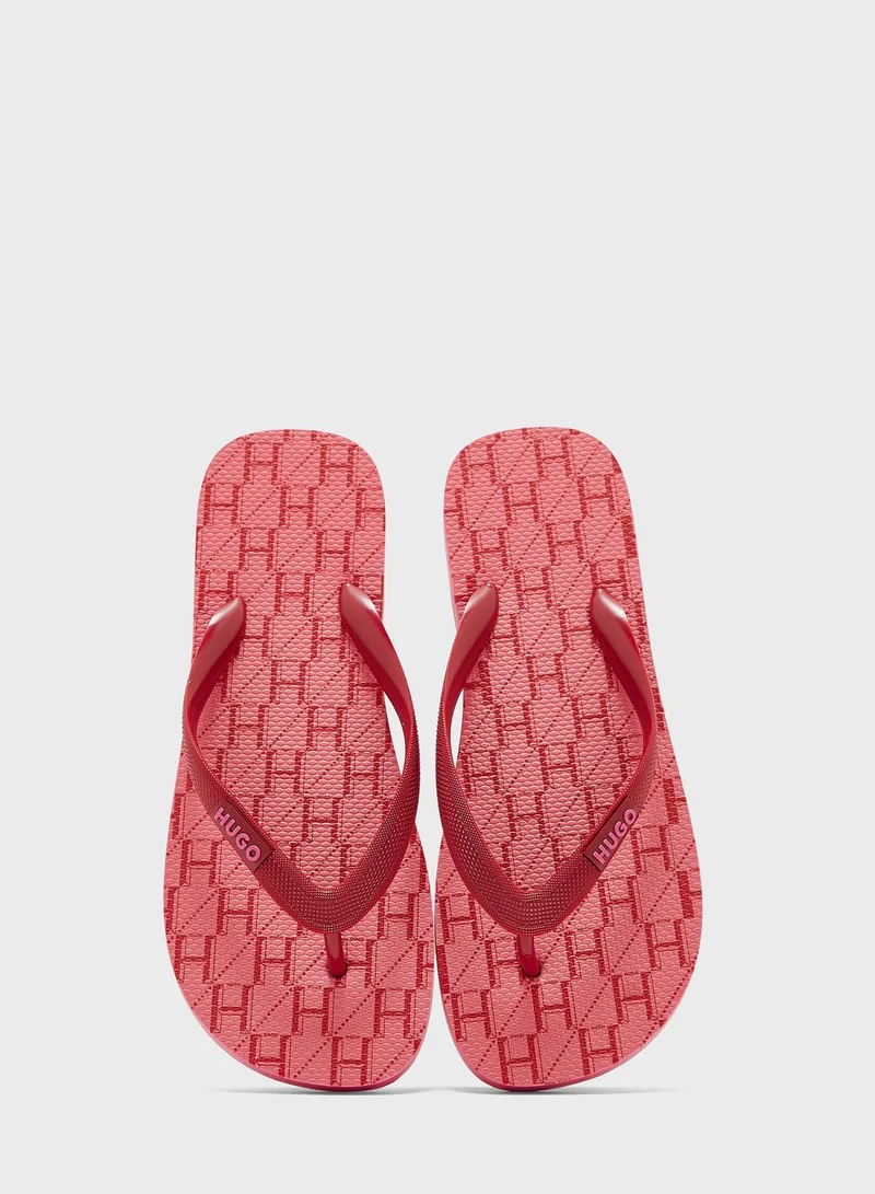 HUGO T Bar Flip Flops