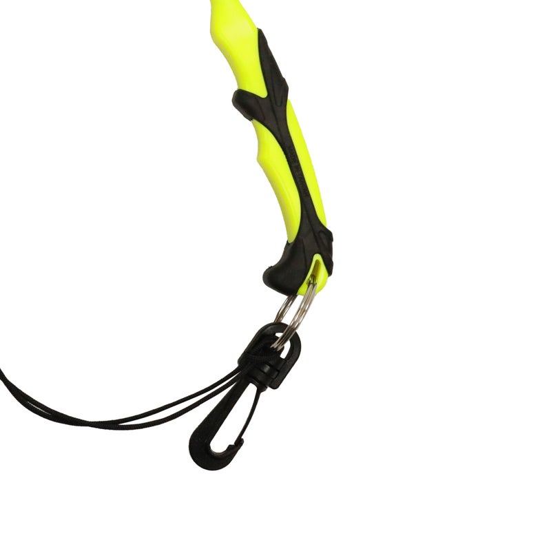 Scuba Choice Scuba Choice Lobster Tickle Stick 13-3/4" Stainless Steel – Molded Grip, Swivel Hook & Lanyard for Easy Lobster Catching & Underwater Exploration – Yellow  - Image 2