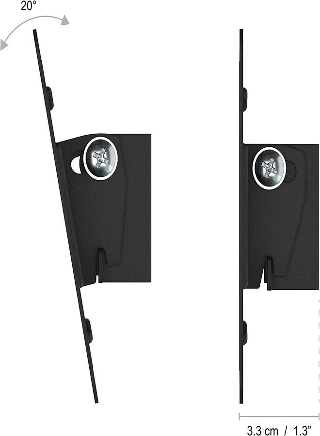 KUNHEHO Tilting TV Wall Mount Monitor Wall Mount Camper 14-24 Inch LED LCD Small Monitor Bracket with Screw - Image 2