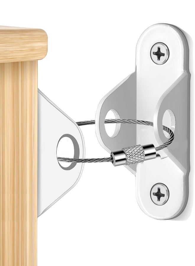 Furniture Anchors for Baby Proofing & Pet Protecting, Furniture Straps Anti Tip Furniture Wall Anchor Securing 400 lbs/Keep Baby Pet Safety from Falling Furniture, Earthquake Straps - Image 1