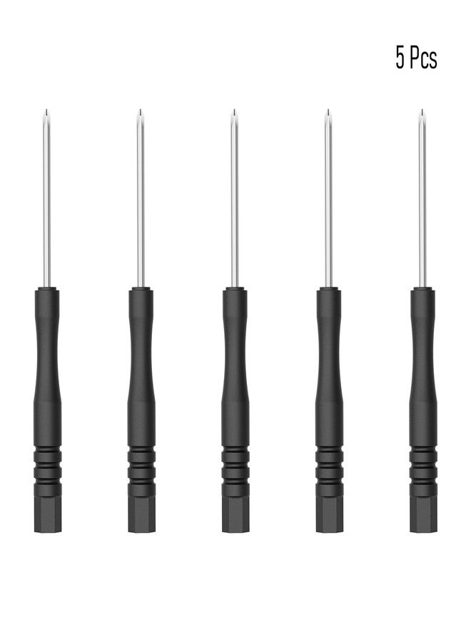 FOCMKEAS 5PCS Mini Phillips Screwdriver, 3mm Cross Head with Black Non-slip Handle for Small Appliances, 3.15"(80mm) Total Length, Non-magnetic - Image 4